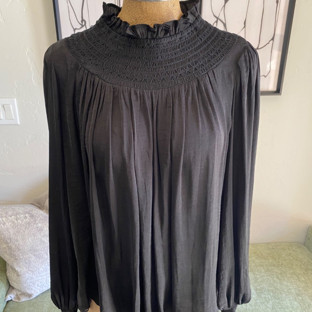 Gibson Latimer washed silk blouse